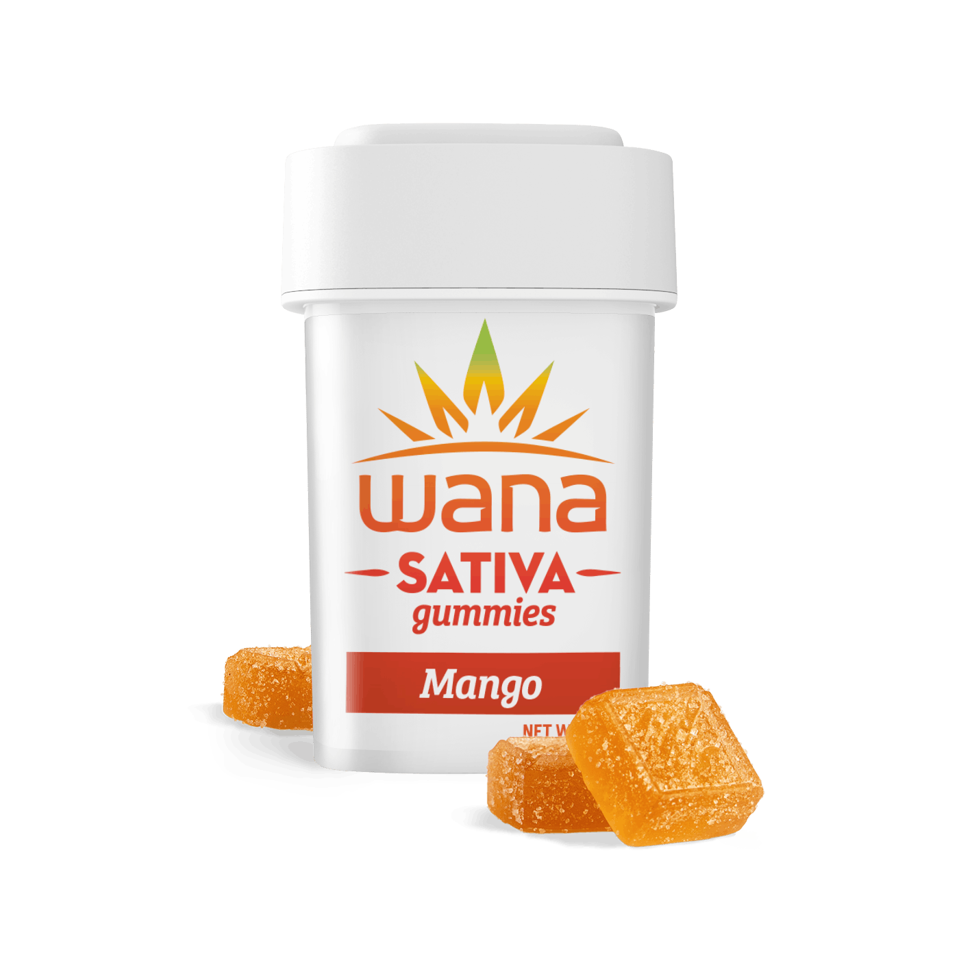 Photograph of product: Classic Mango Sativa Gummies [10 pack] | 100mg - 