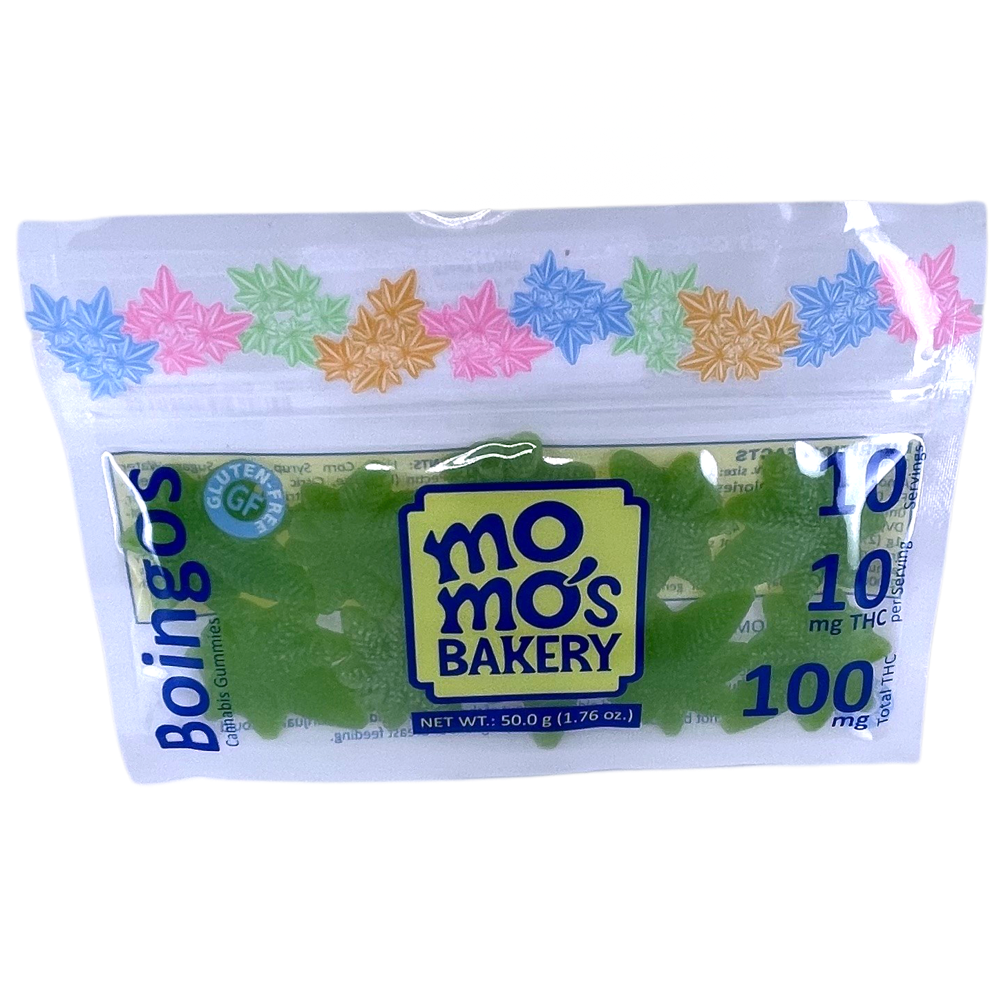 Photograph of product: Oui'd Green Apple Boingos 10-Pack 100mg