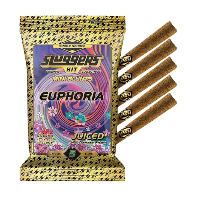 Photograph of product: EUPHORIA 3.5G INFUSED 5 PACK MINI BLUNTS