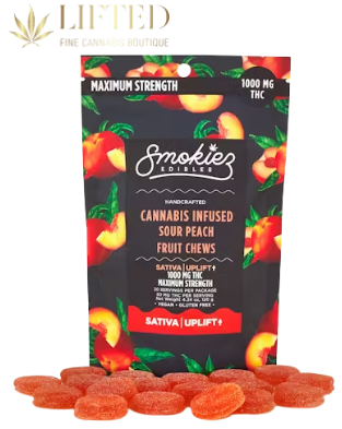 Photograph of product: MEDICAL SMOKIEZ SOUR PEACH