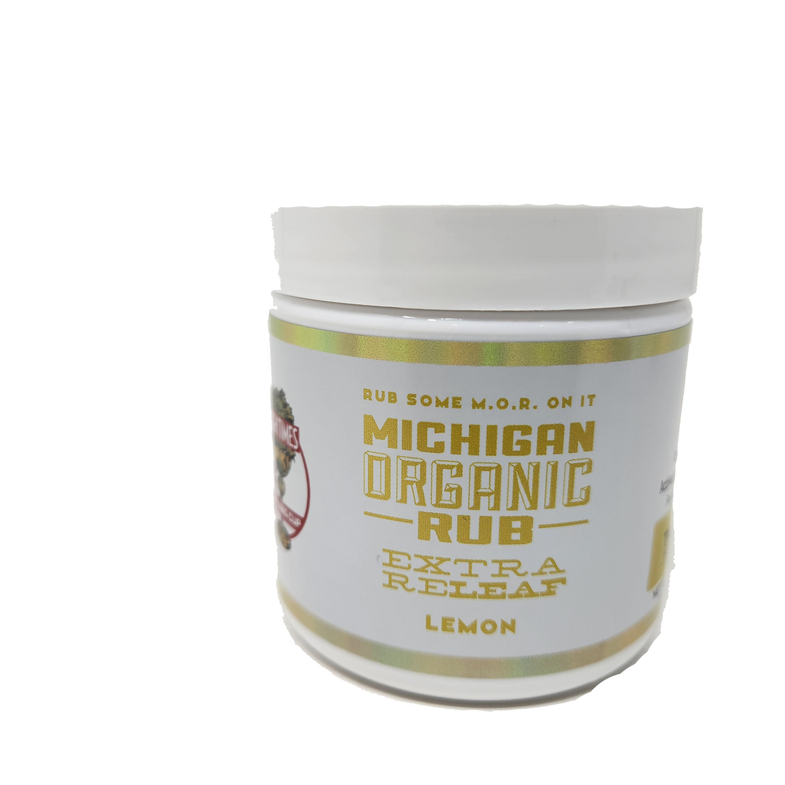 Photograph of Product: Lemon | 1:1 400mg THC 400mg CBD | Michigan Organic Rub