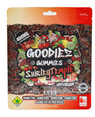Photograph of product: Goodiez - Shirley Temple 1:1:1:1 - 10pk Edibles