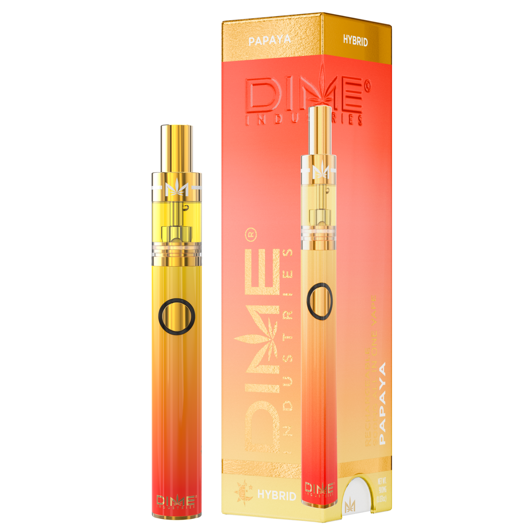 Photograph of product: Dime LR Disposable - Papaya