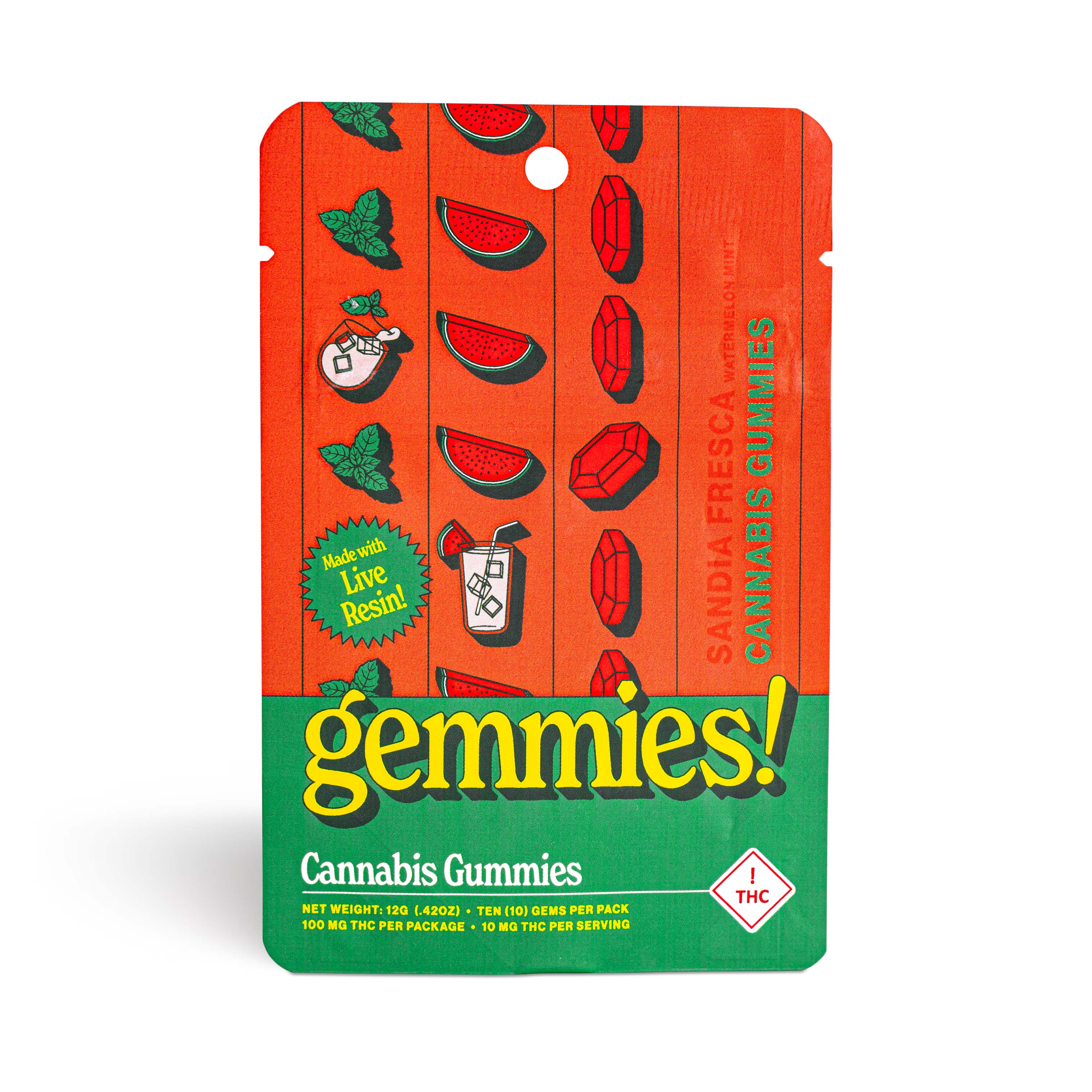Photograph of product: Sandia Fresca Gemmies - 100mg