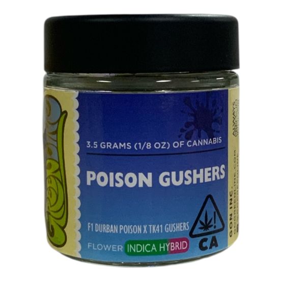 Photograph of product: Greenline - Poison Gushers 3.5g Flower - 