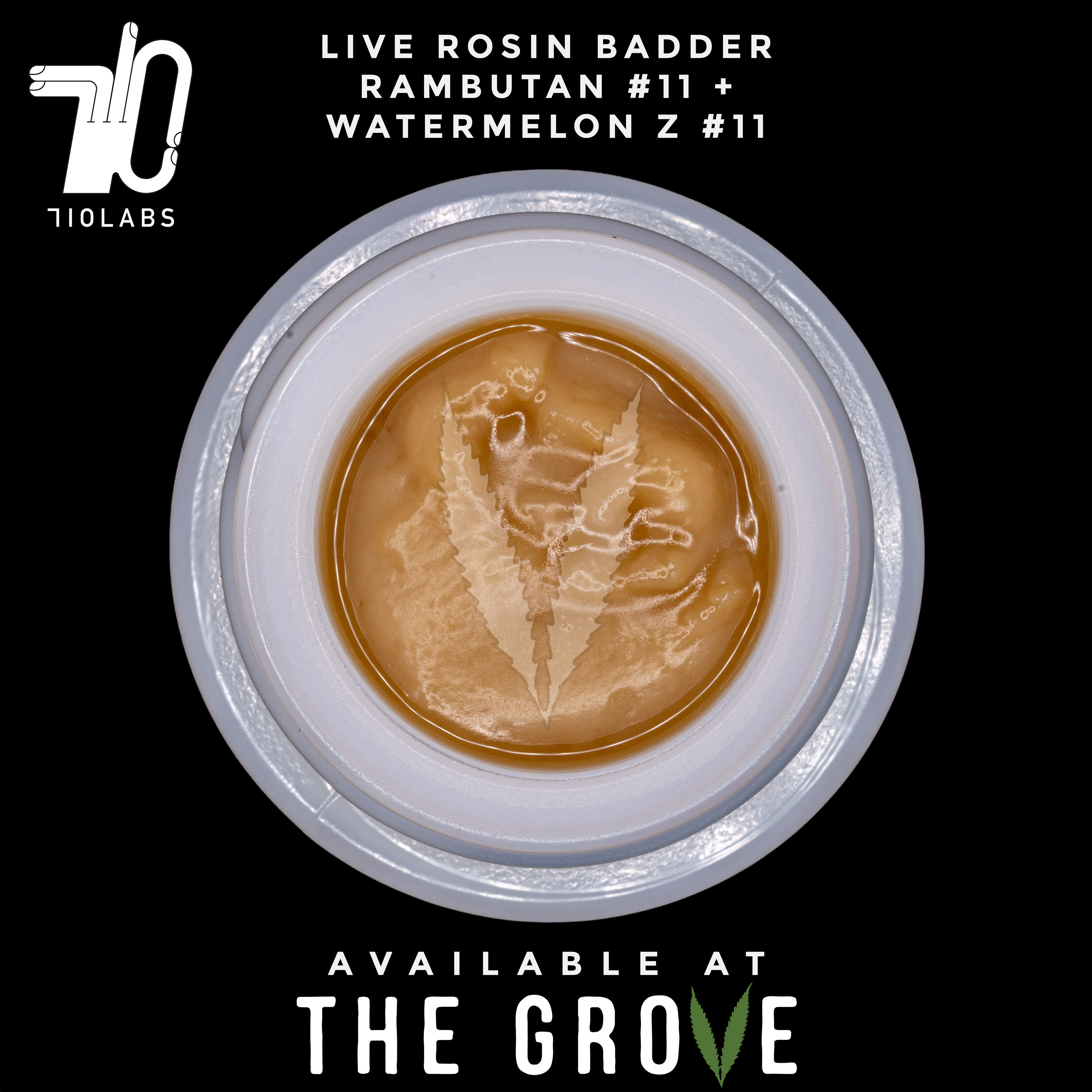 Photograph of product: 710 Labs | Rosin Badder - Rambutan #11 + Watermelon Z #11 2.5g