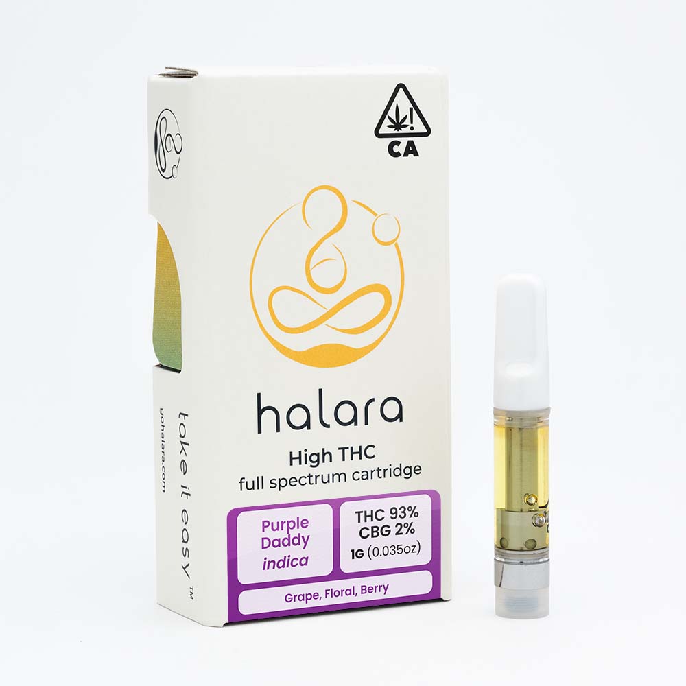 Photograph of Product: Halara | Purple Daddy | Cartridge | 1g