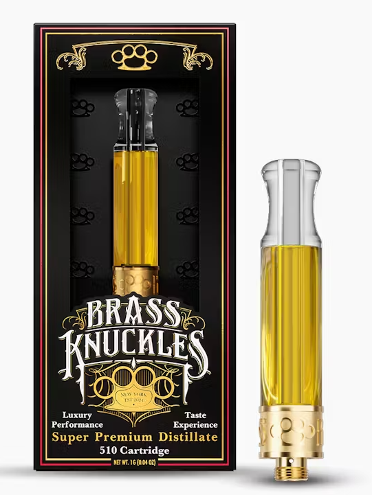 Photograph of Product: Alaskan Thunder F*** Vape Cartridge | Sativa | Brass Knuckles