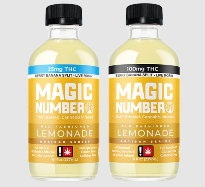 Photograph of product: 100mg Lemonade - Magic Number