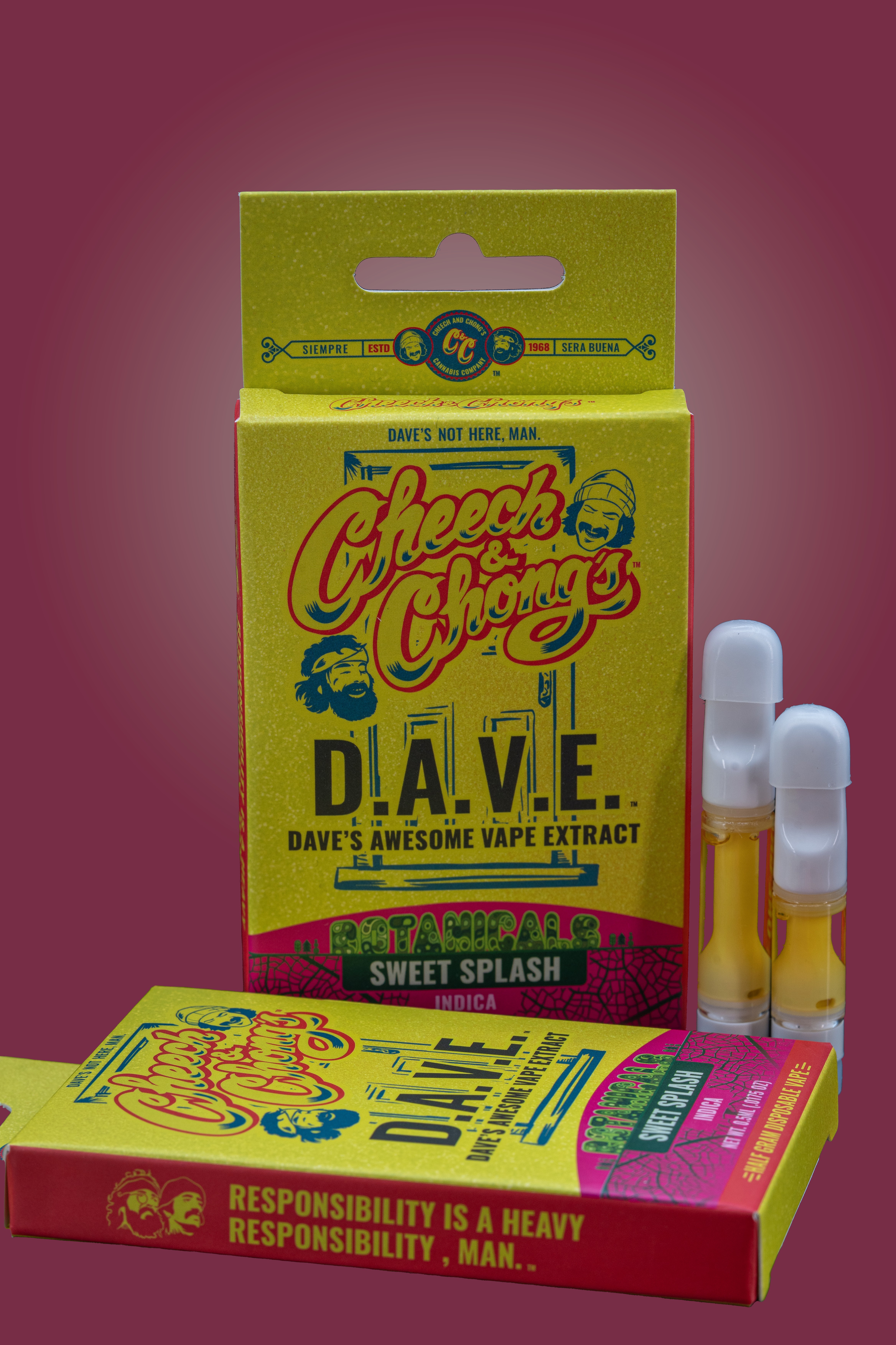 Photograph of product: DAVE Cart 500mg: Sweet Splash