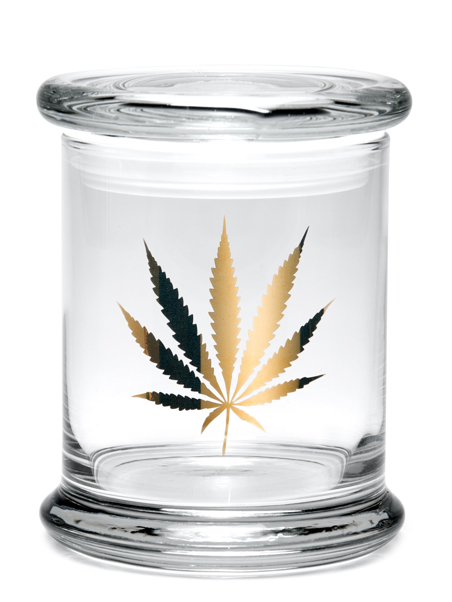 Photograph of product: Gold Leaf Pop Top Jar - 1/2oz
