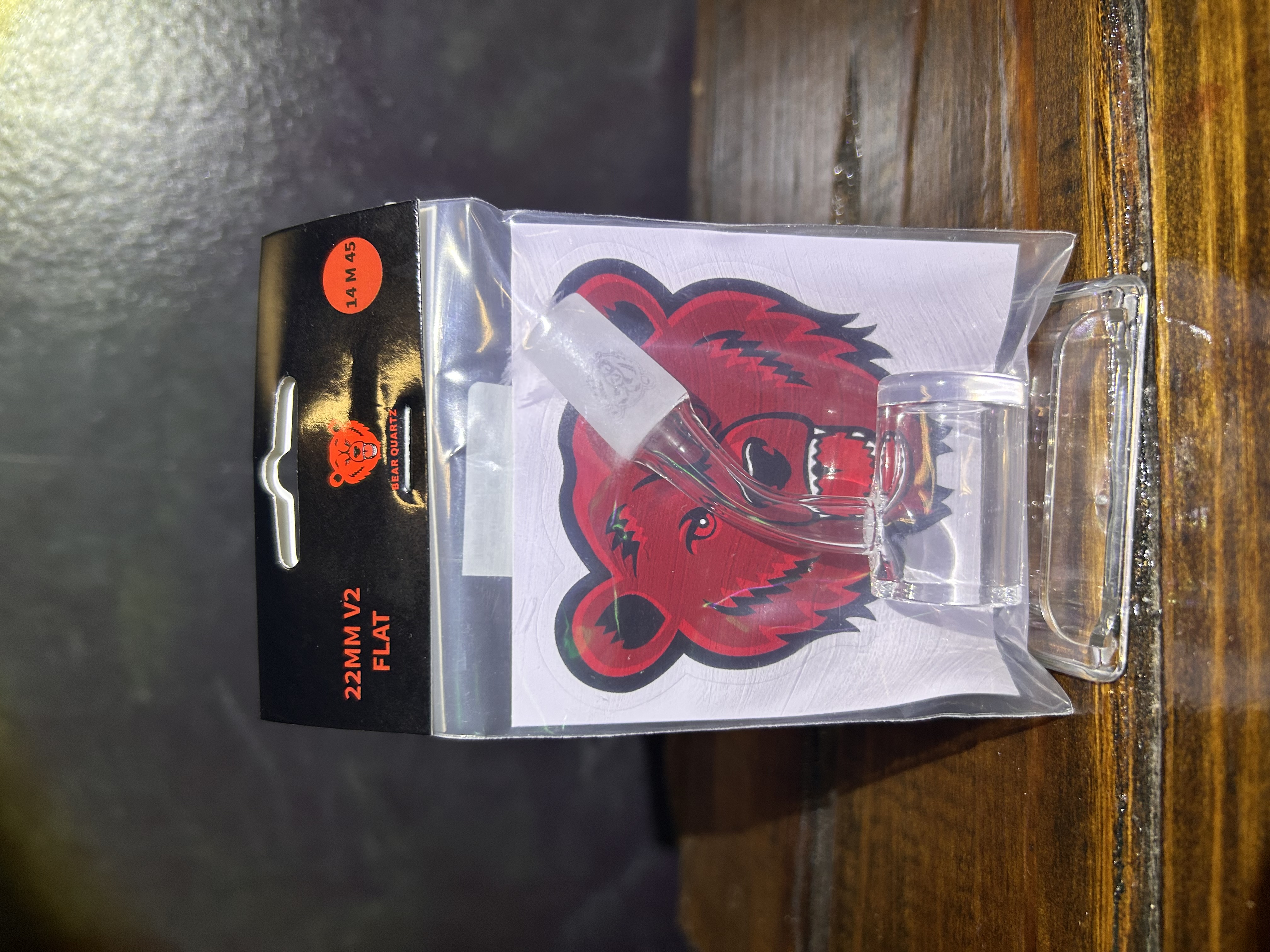 Photograph of product: Bear Quartz | Round Bottom Banger | 14mm M