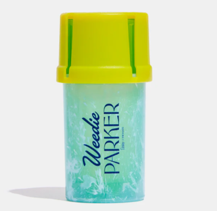 Photograph of product: Edie Parker | Grinder Case | Light Blue Marble