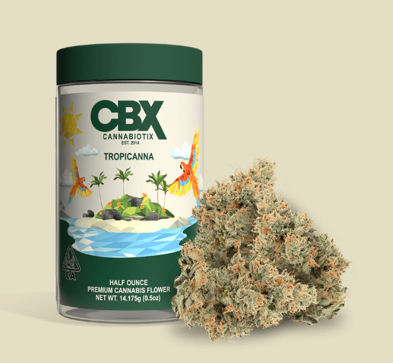 Photograph of product: CBX - Flower - Tropicanna - 14G