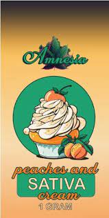 Photograph of product: Amnesia | Peaches and Cream | 1g | Cartridge