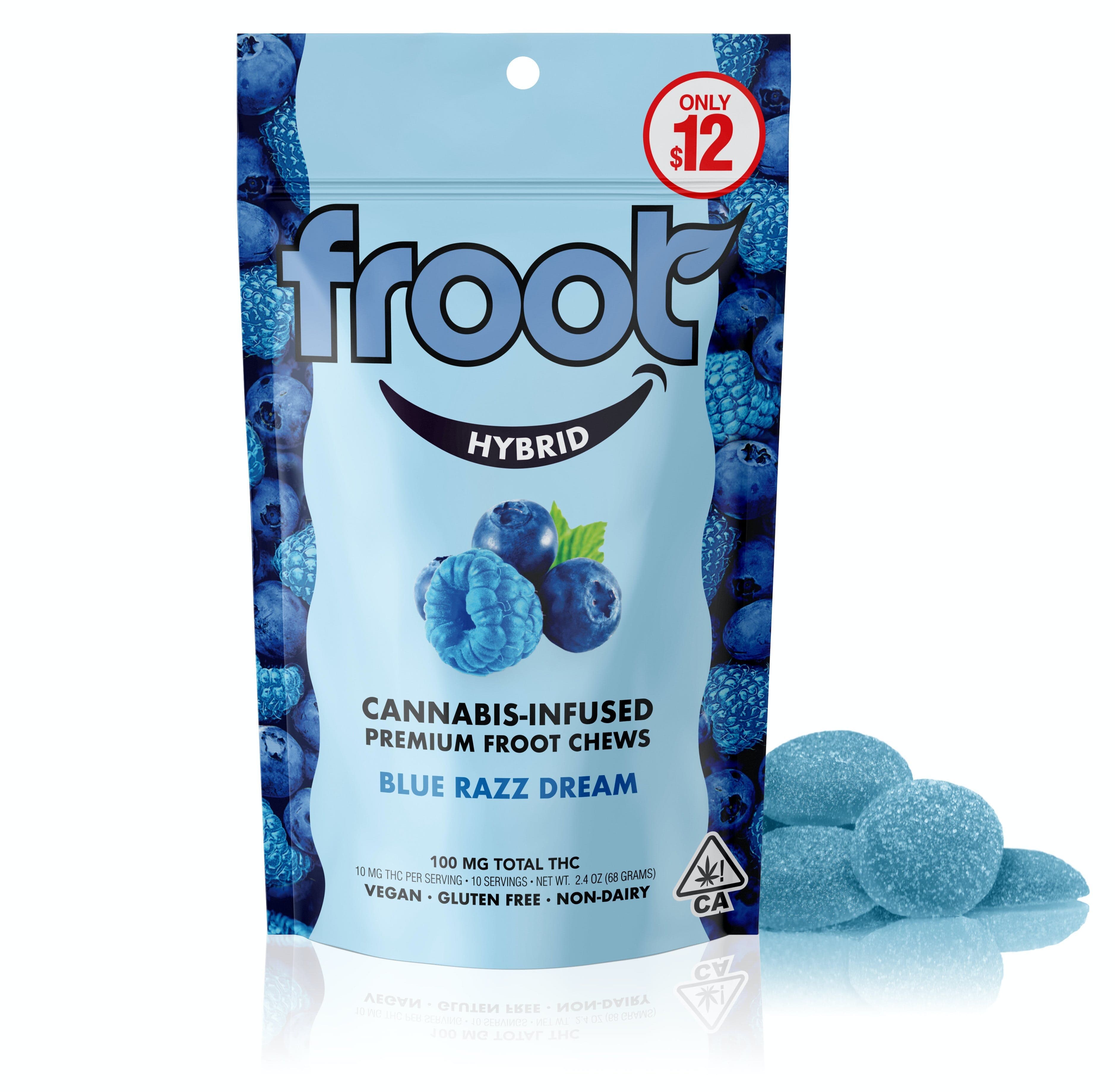 Photograph of product: Blue Razz Dream Gummies Froot