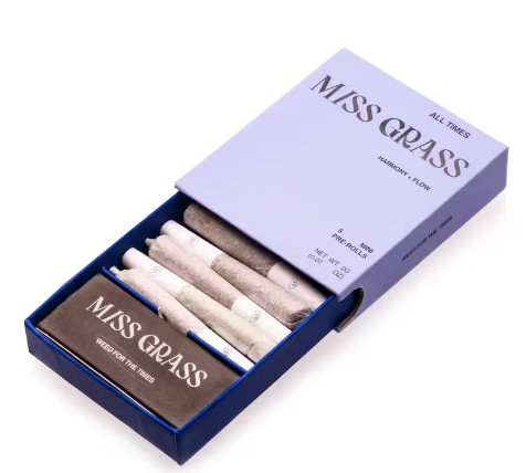 Photograph of product: Miss Grass | Mini Preroll | 5 pk | All Times Fritter Punch - 2g