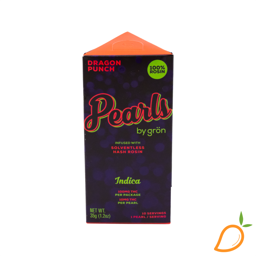 Photograph of product: 100mg Dragon Punch Rosin Pearls Gron