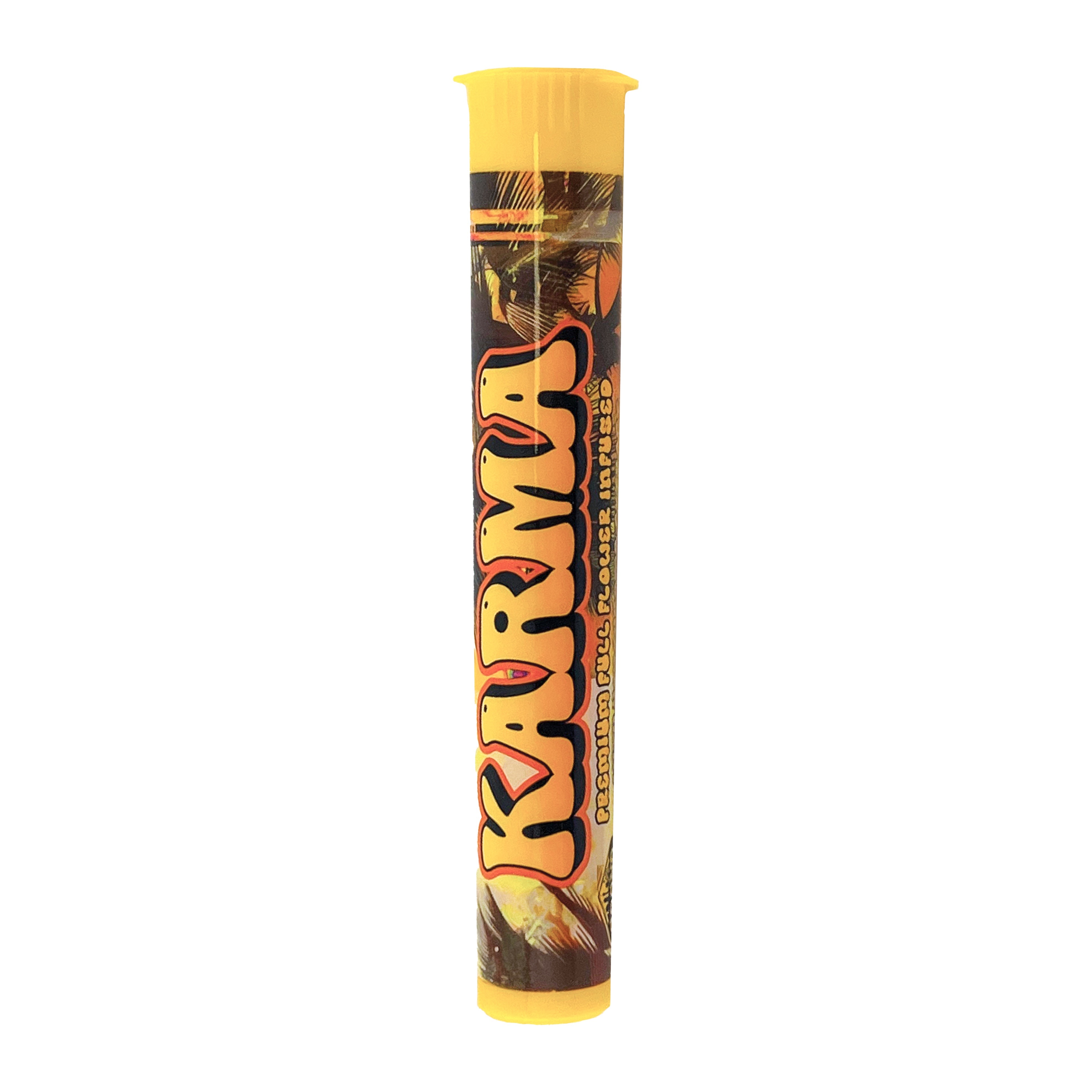 Photograph of product: Karma Honey Roll Sour Lemon Mochi (H) Infused Pre-Roll 1.2g