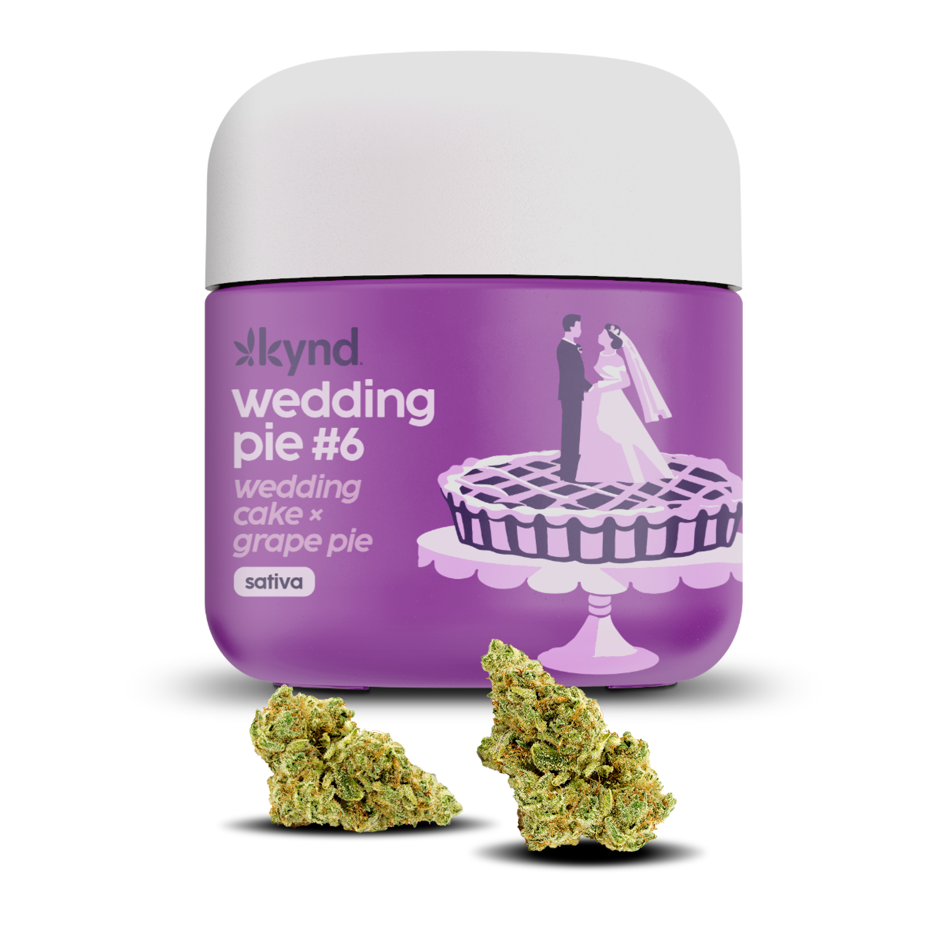 Photograph of product: Kynd Wedding Pie #6 (S) Flower 3.5g