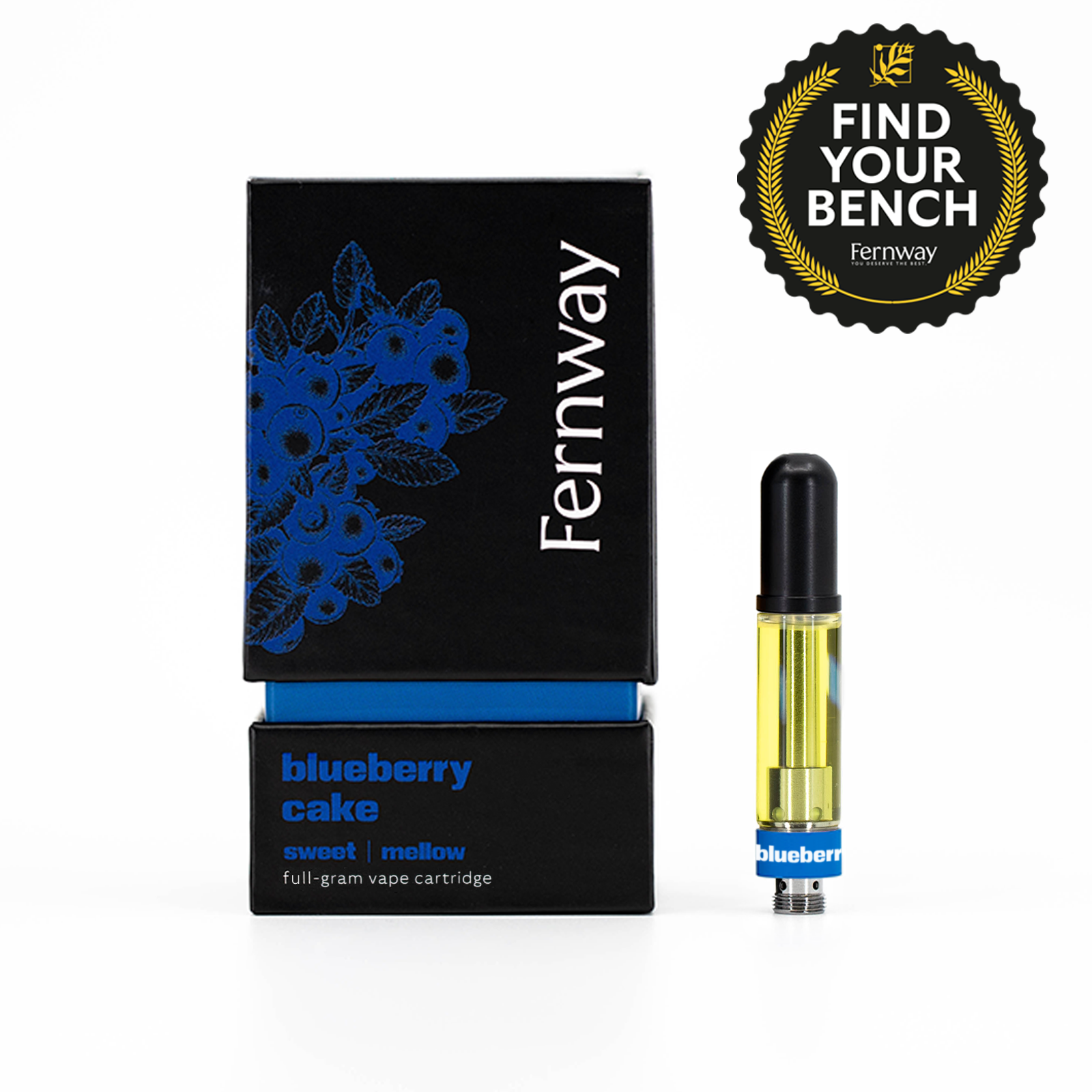 Photograph of product: Fernway Blueberry Cake (I) Vape Cartridge 1g
