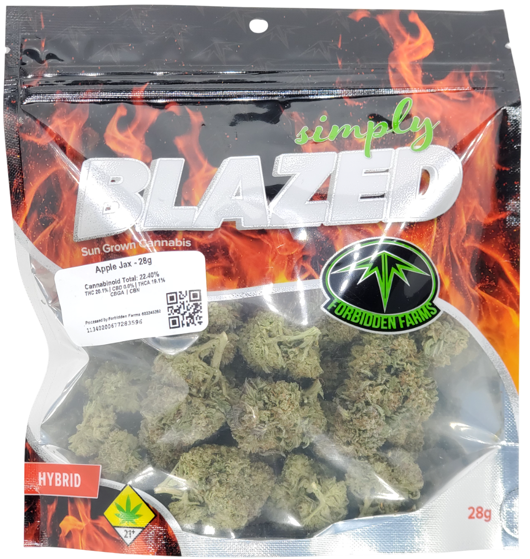 Photograph of product: Blazed Apple Jax 28g