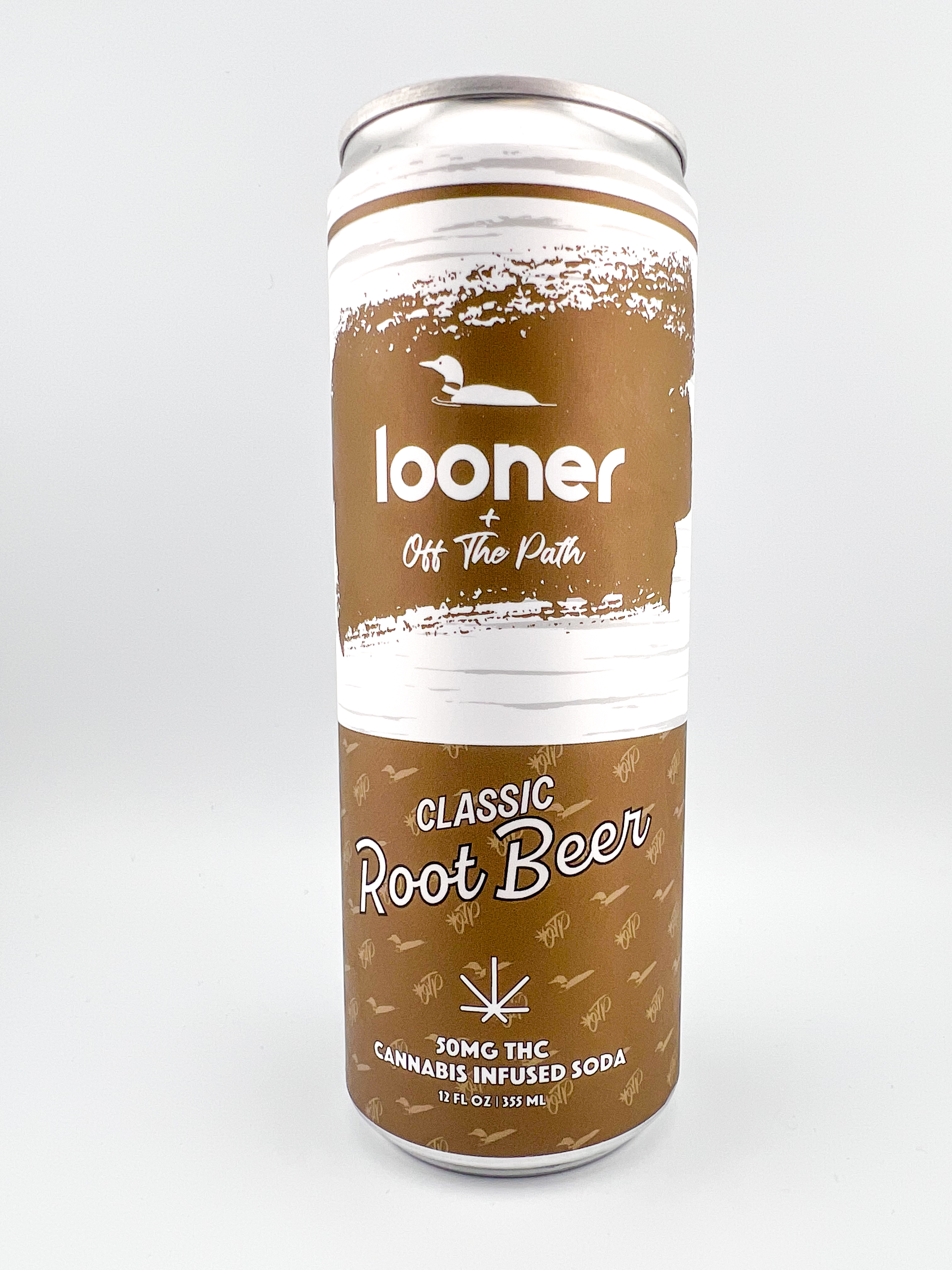 Photograph of product: Looner x Off The Path - Classic Root Beer - 50mg TH-oui - 12oz