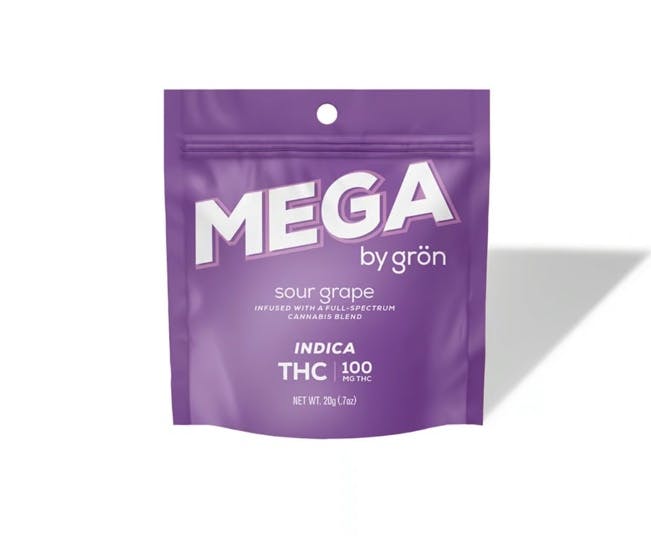 Photograph of product: Sour Grape Mega | 10 Pack