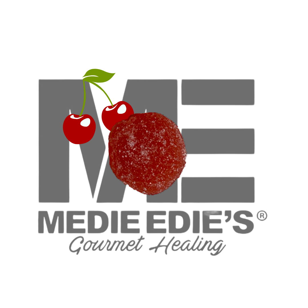 Photograph of product: Medie Edie's 10mg (1x10mg) Yummies - Cherry