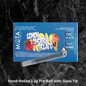 Photograph of product: Fresh Fatty's 1.3g Pre-Roll Lemon Cherry Gelato