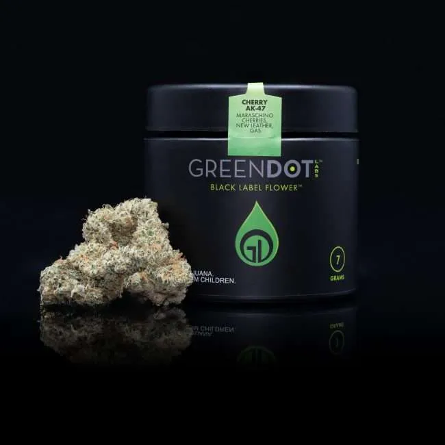 Photograph of product: Green Dot Black Label Red Froot (H) 7g