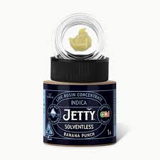 Photograph of product: Jetty Banana Punch 1g Live Rosin Badder