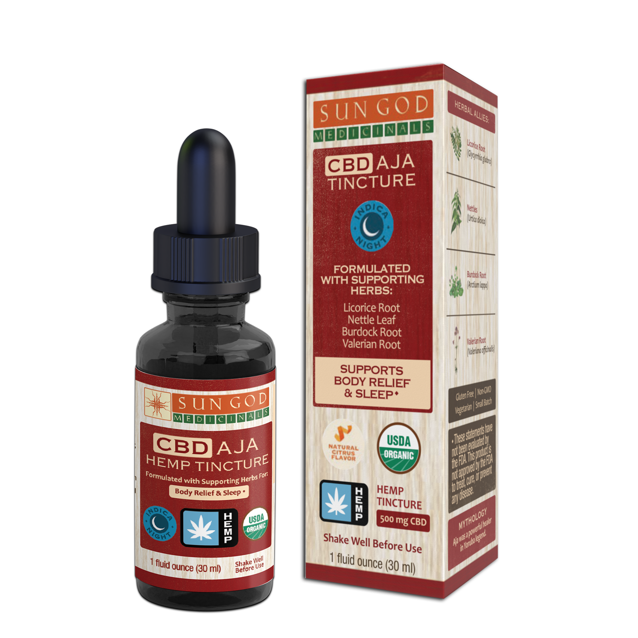 Photograph of product: Aja Hemp Oui'd Tincture