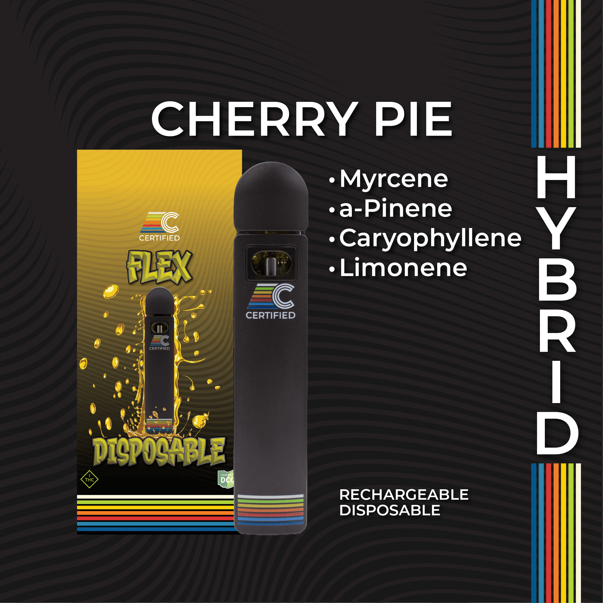 Photograph of product: Cherry Pie Disposable Vape - 