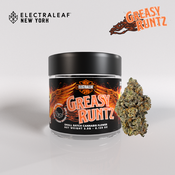 Photograph of product: ElectraLeaf | Greasy Runtz | 3.5G Flower