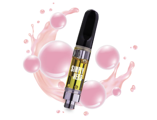 Photograph of product: SIMPLY HERB BUBBLE TROUBLE CARTRIDGE
