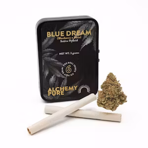 Photograph of product: Alchemy Pure | Blue Dream | .5g 6pk | Preroll
