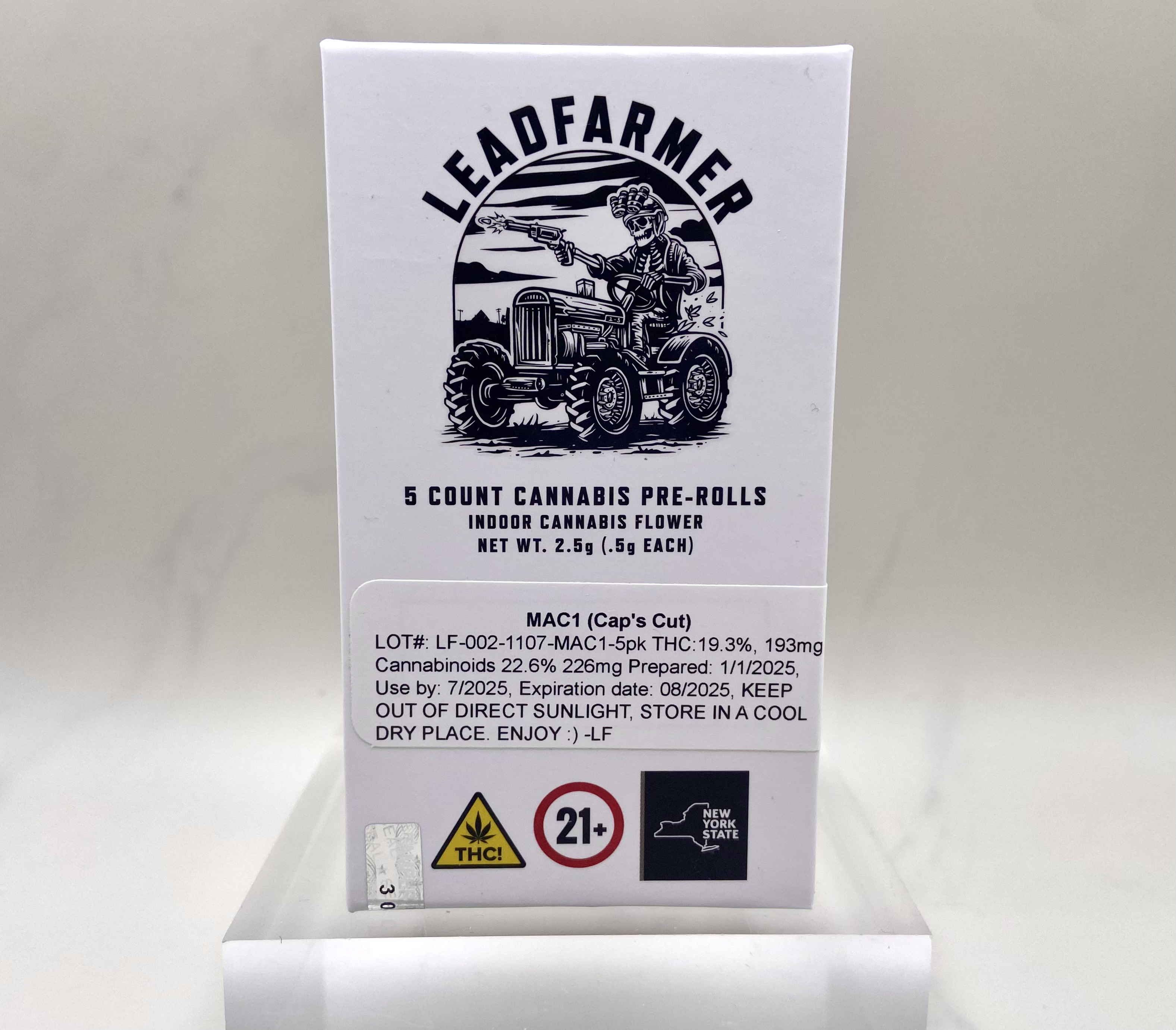 Photograph of product: Lead Farmer - MAC-1 (Cap's Cut) - 5pk