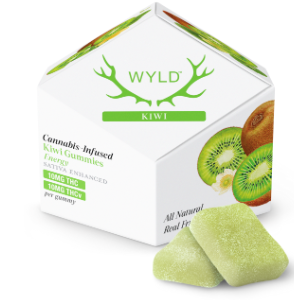 Photograph of product: Kiwi Oui'd Gummies | 1:1 TH-oui:TH-ouiV | 10pk 100mg