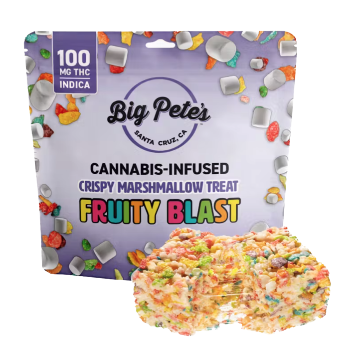 Photograph of product: FRUITY BLAST CRISPY TREAT - 100MG
