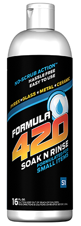 Photograph of product: Formula 420 | Soak N Rinse | Small Glass Cleaner | 16oz