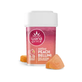 Photograph of product: Wana | Quick Cherry Cola RELIEF | 1:1:1 CBC:CBG:THC | Gummies | 10pc | 100mg