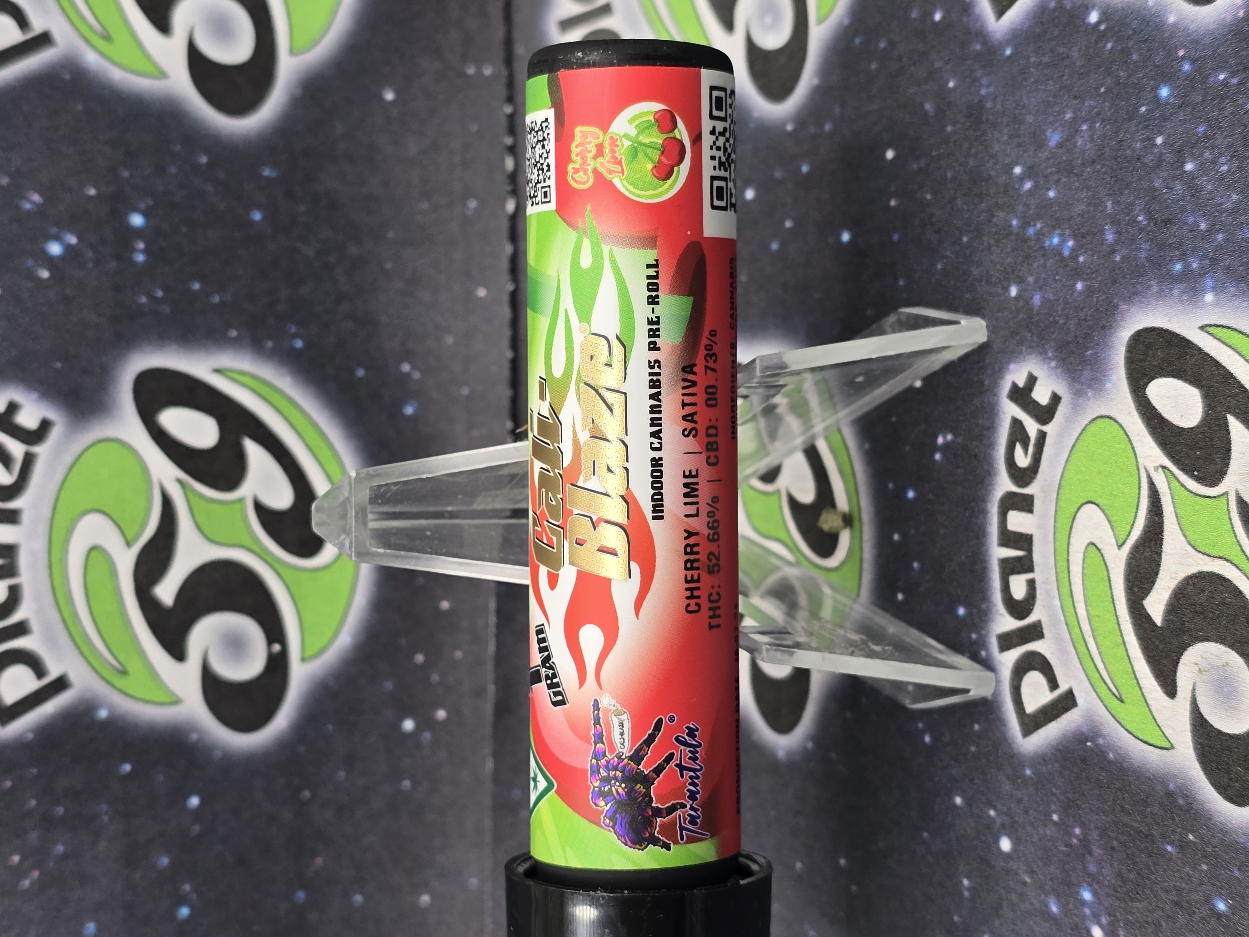 Photograph of product: Cali Blaze | Cherry Lime Infused Preroll Tarantula