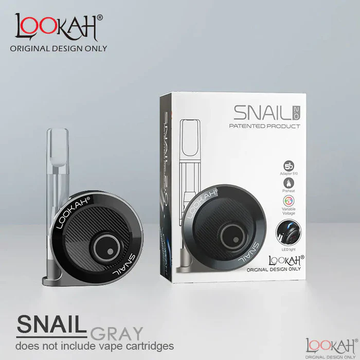 Photograph of product: Lookah Snail 2.0 Vape Battery- Gray