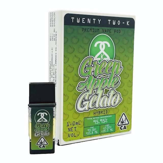 Photograph of product: Green Apple Gelato | 1g POD - 