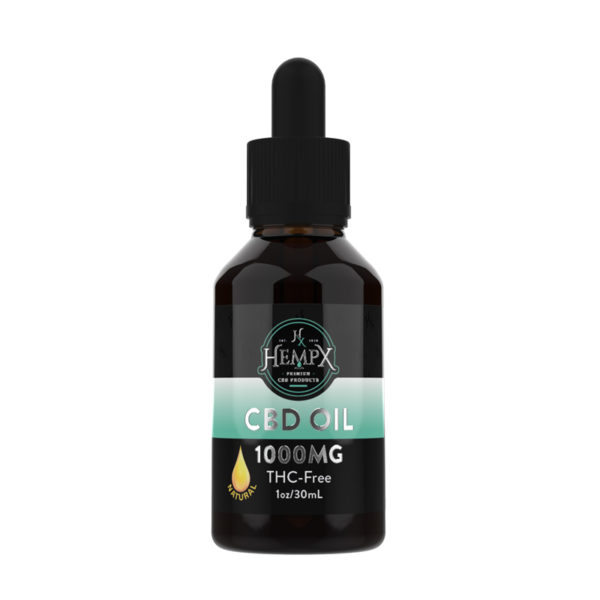 Photograph of product: HempX - CBD Oil Tincture - Natural (1oz)