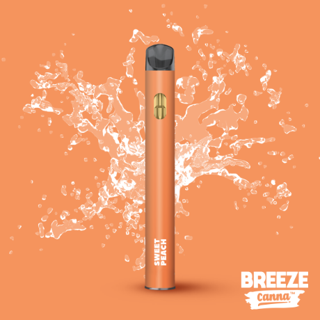 Photograph of product: Breeze Canna - Sweet Peach - Disposable