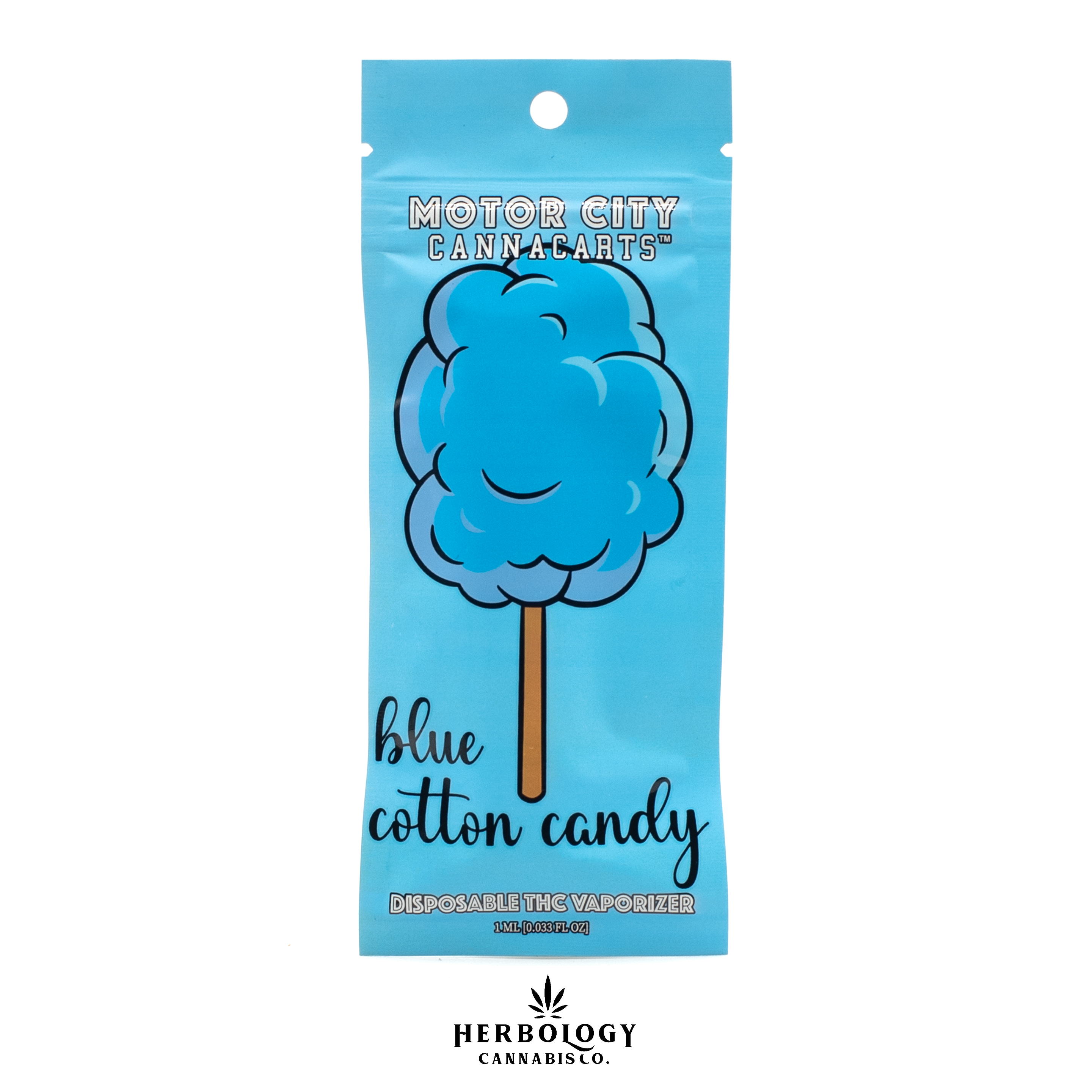 Photograph of Product: Motorcity Carts | Disposable | Blue Cotton Candy | 1g