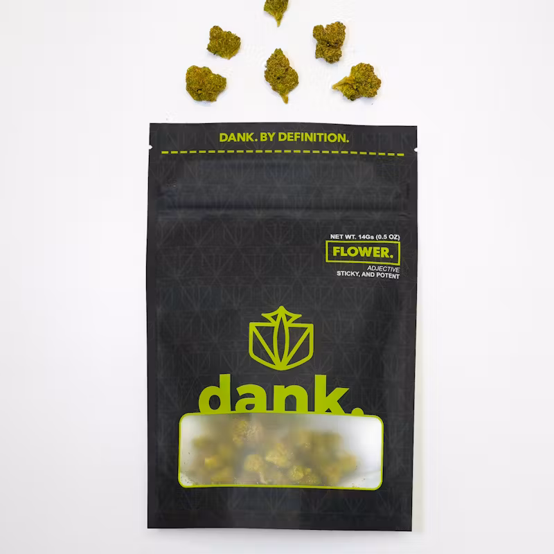 Photograph of product: Dank | Afghani | 14g (Sungrown)