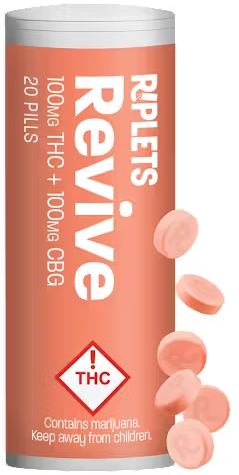 Photograph of product: Ripple - Riplets - TH-oui:CBG 1:1 Revive - 100mg